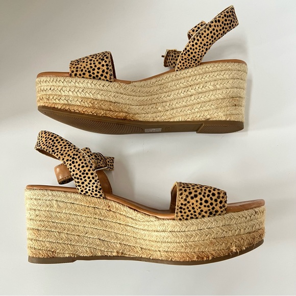 J. Crew Leopard Print Espadrille Size 7.5 - Picture 5 of 16